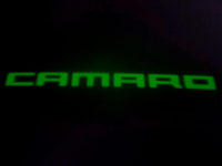 Green Chevrolet Camaro CL3 LED Courtesy Logo Lights - Lumenz 100616