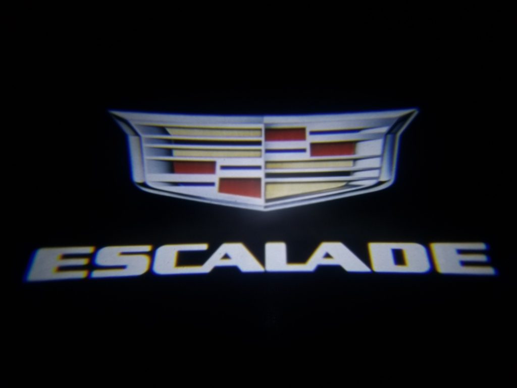 Cadillac escalade deals door logo lights