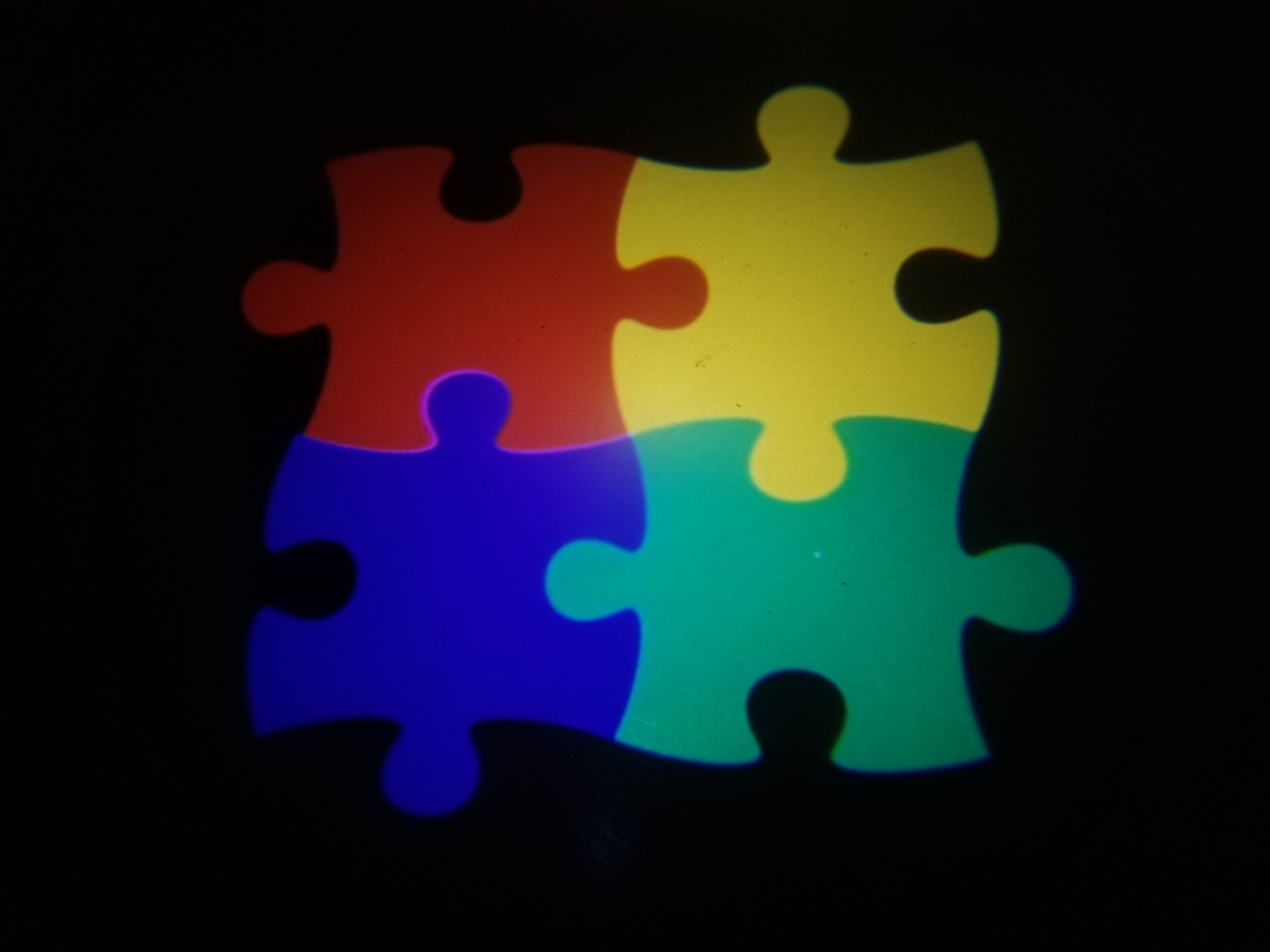 Autism Awareness  LED Logo Courtesy Lights, Lumenz C3 100912