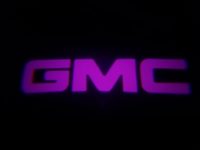 Pink GMC LED Courtesy Logo Lights - Lumenz 100944